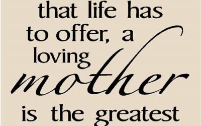 Mom’s are the best!!!